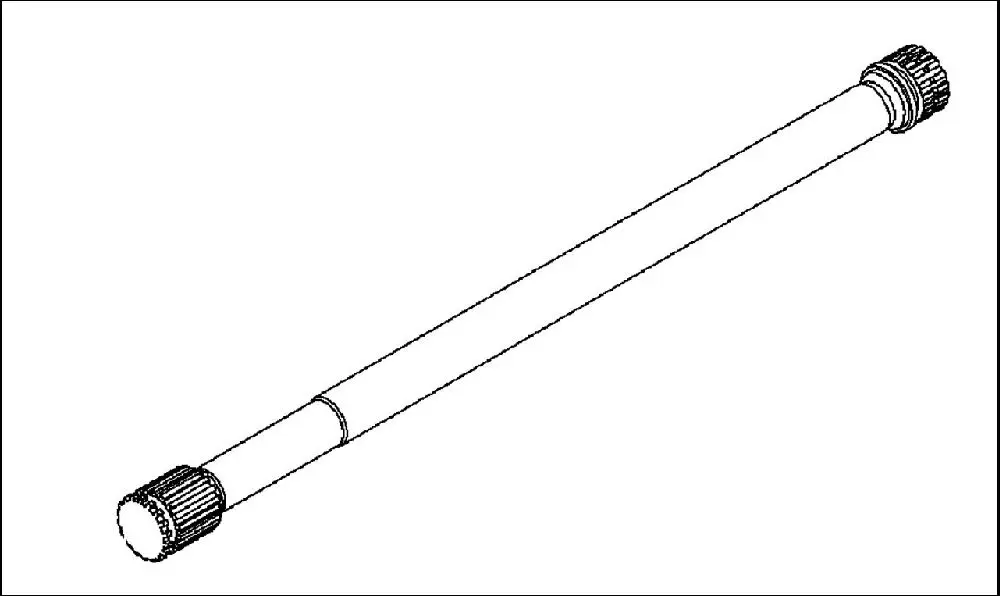 Pièce ARBRE DE TRANSMISSION PONT AV 4RM pour FENDT 724 SCR VARIO