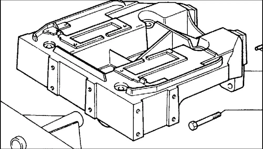 Pièce BERCEAU-BALANCIER PONT AV 2RM pour FIAT 666