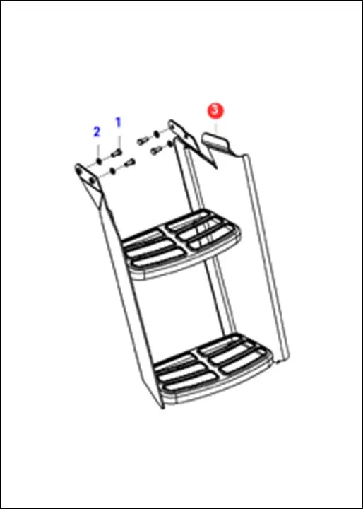 Pièce MARCHE PIED GAUCHE pour VALTRA A114BS2H-4
