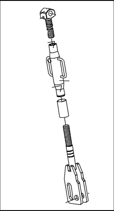 Pièce CHANDELLE(TIRANT)DE RELEVAGE DROITE pour FENDT 210 VARIO