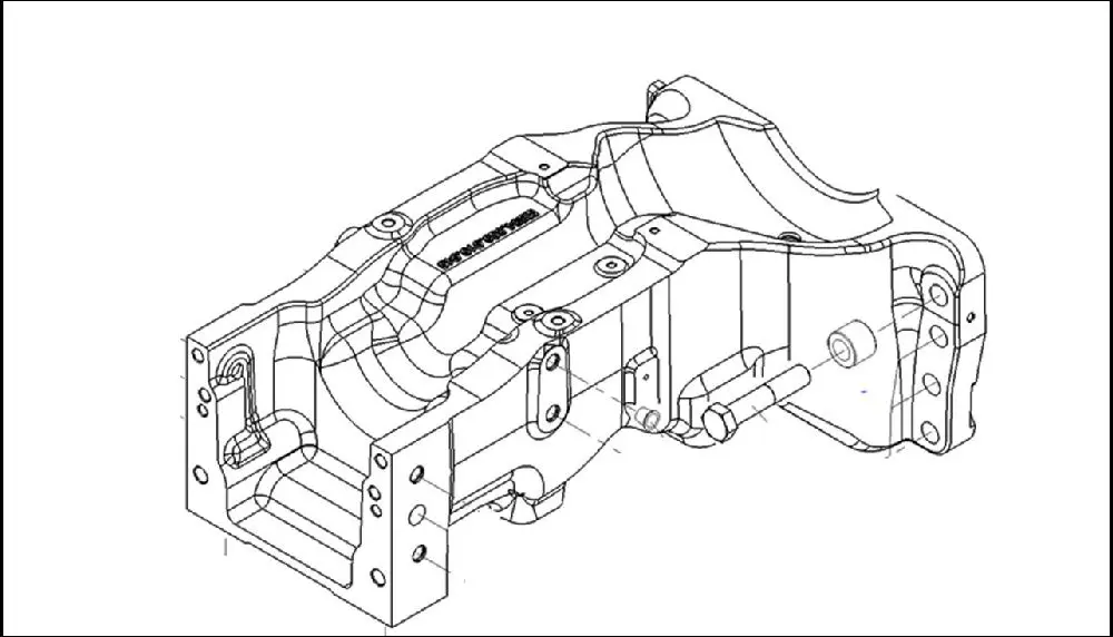 Pièce BERCEAU-BALANCIER PONT AV 4 RM pour FENDT 210 VARIO
