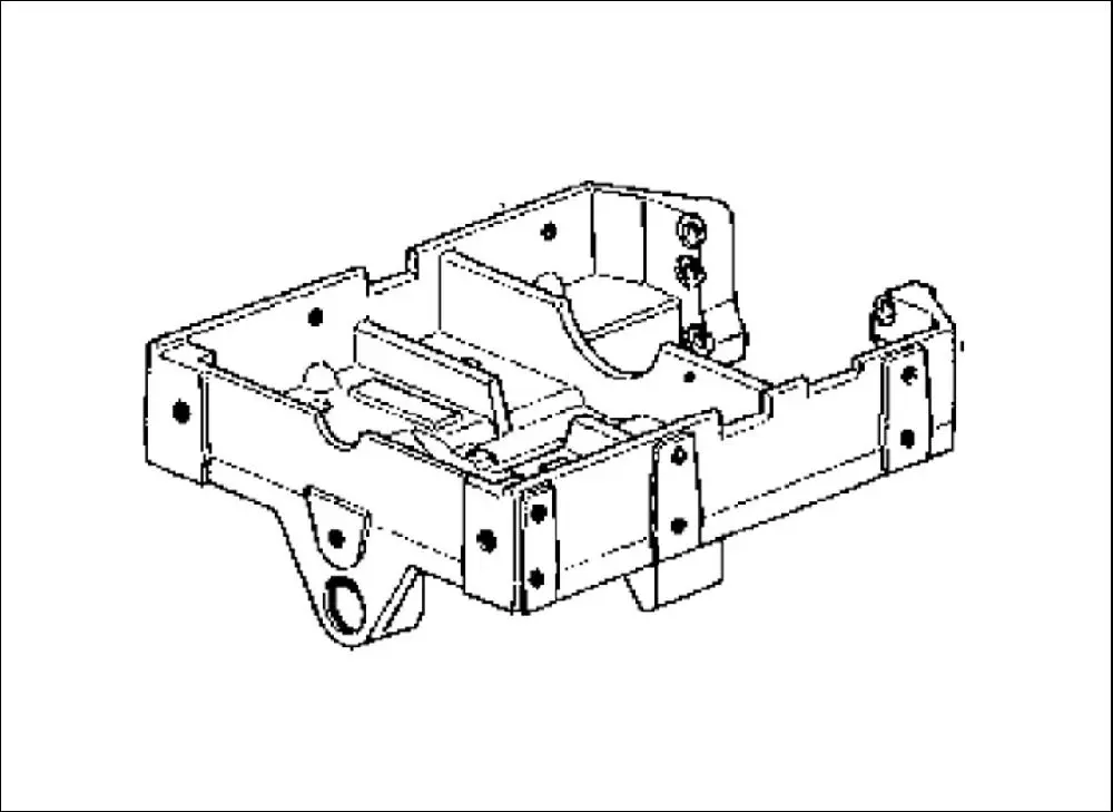 Pièce BERCEAU-BALANCIER PONT AV 2RM pour RENAULT 103-12