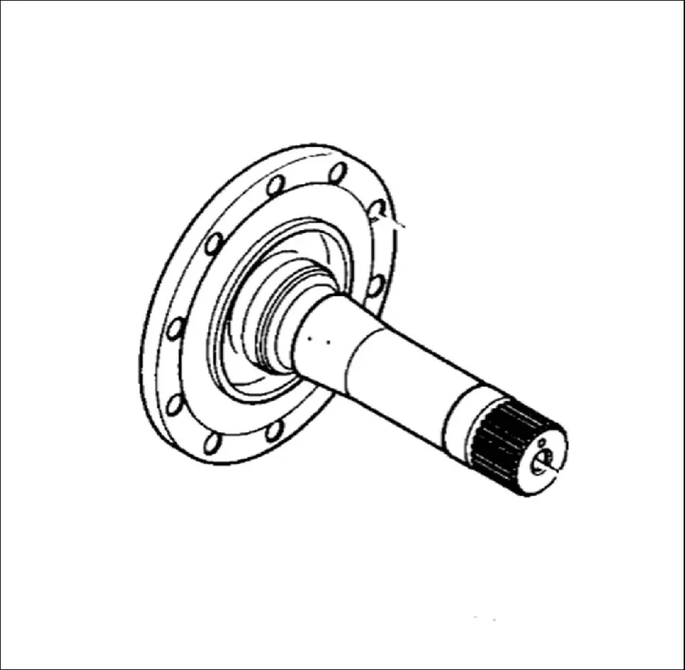 Pièce ARBRE DE ROUE PONT AR DROIT pour FENDT 920 FAVORIT VARIO