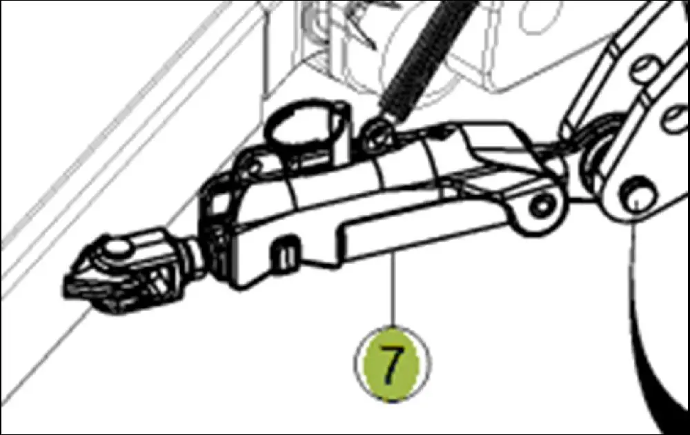 Pièce STABILISATEUR DE RELEVAGE DROIT pour CLAAS AXION 850