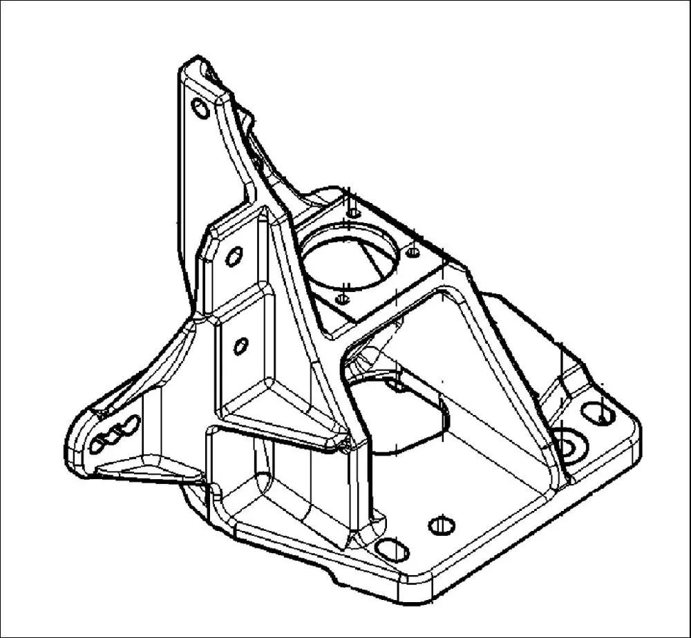 Pièce SUPPORT CABINE pour CLAAS AXION 850