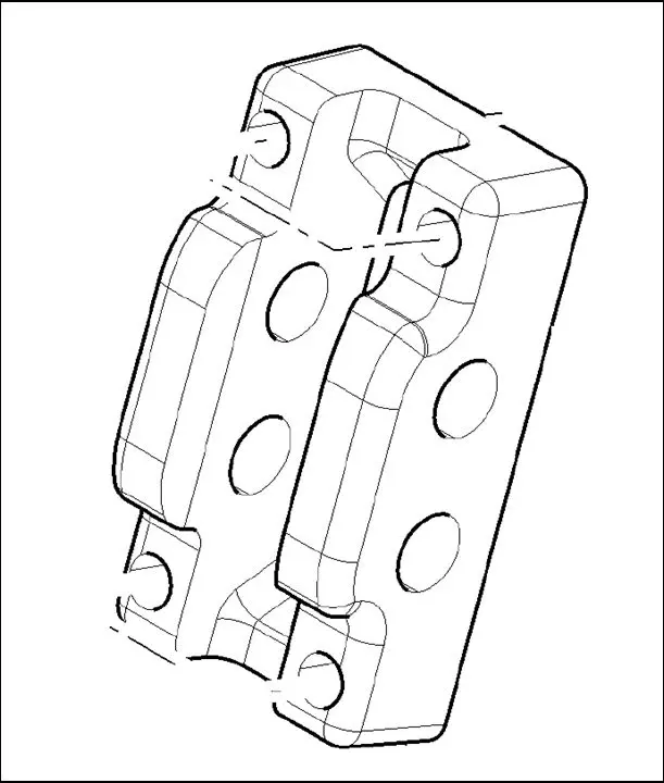 Pièce SUPPORT DE PDF pour CLAAS AXION 960 ST IV MR