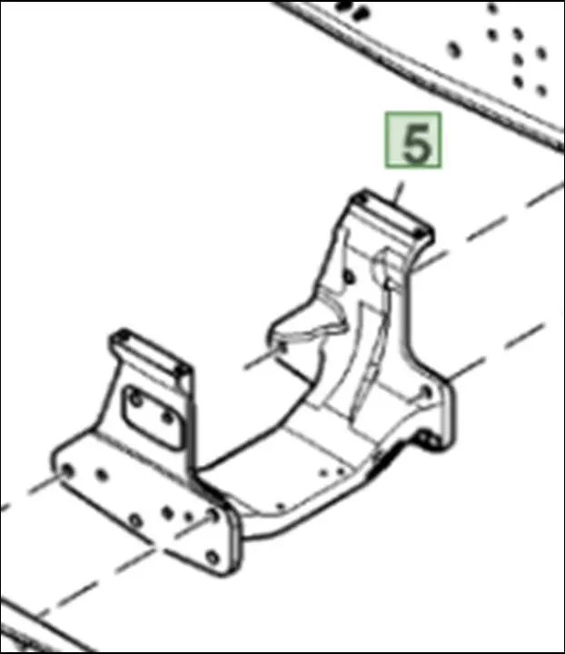 Pièce TRAVERSE pour JOHN DEERE 6195M