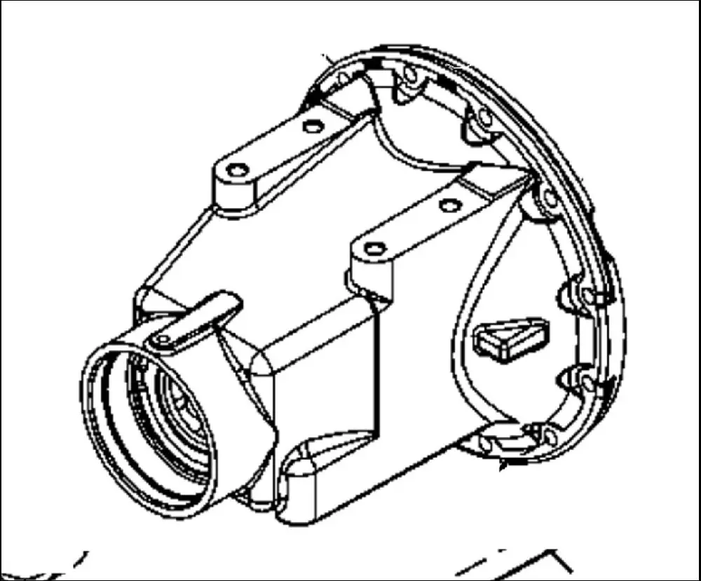 Pièce CARTER DE TROMPETTE NU pour JOHN DEERE 7820
