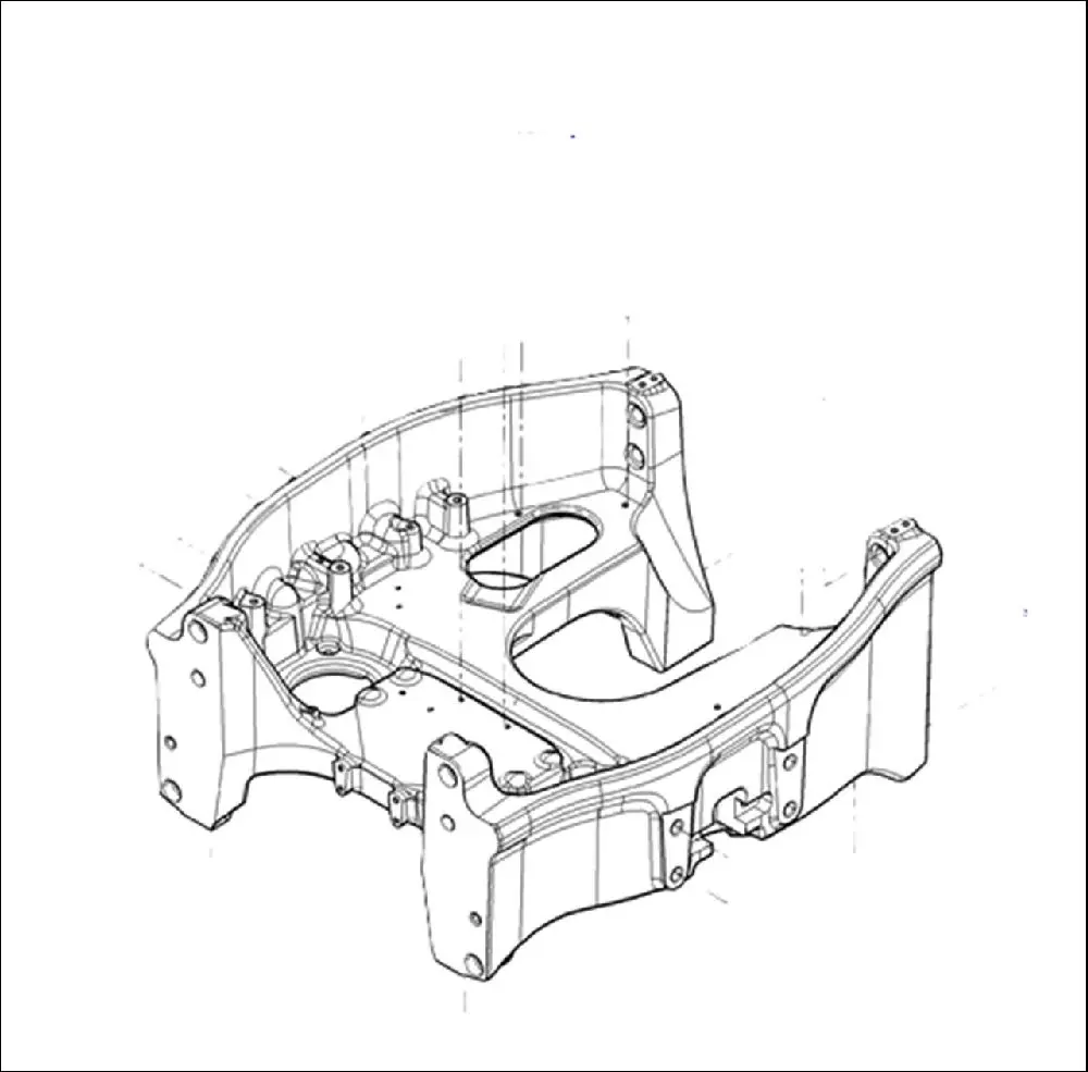 Pièce BERCEAU-BALANCIER PONT AV 4 RM pour VALTRA T174 ED