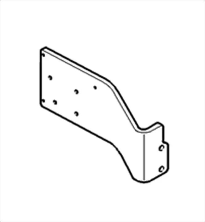 Pièce SUPPORT  pour MASSEY FERGUSON 7465