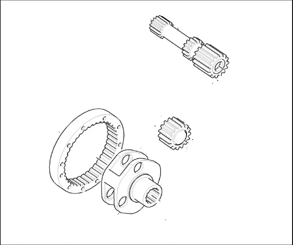 Pièce 2ÉME REDUCTEUR PONT ARRIERE pour FIAT M160