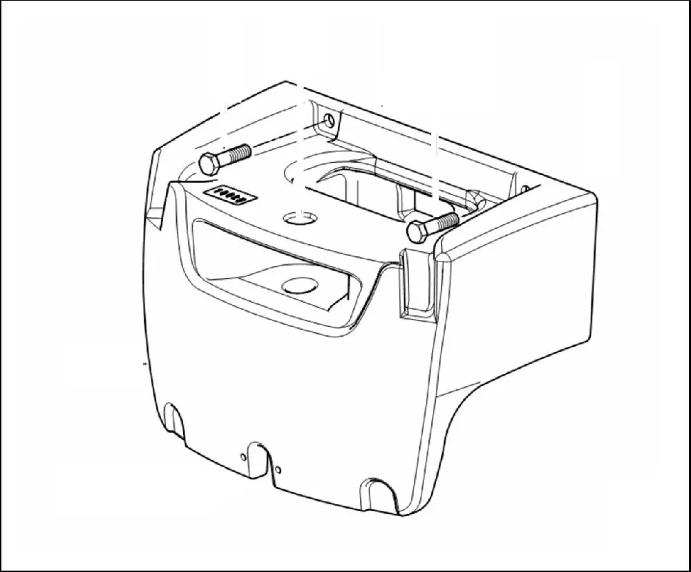 Pièce PORTE MASSE pour DEUTZ-FAHR AGROTRON K420