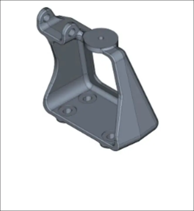 Pièce SUPPORT CABINE pour NEW HOLLAND T8.300