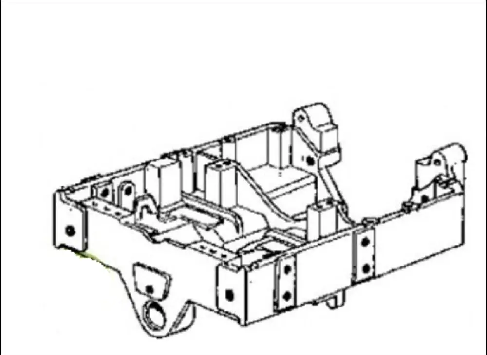 Pièce BERCEAU-BALANCIER PONT AV 4 RM pour RENAULT 103-14