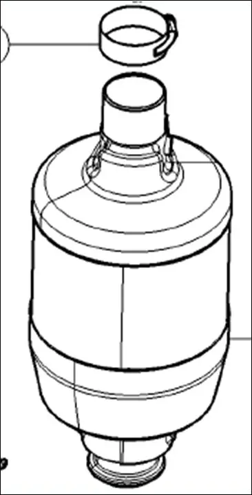 Pièce CATALYSEUR ECHAPPEMENT pour CLAAS ARION 510 CMATIC