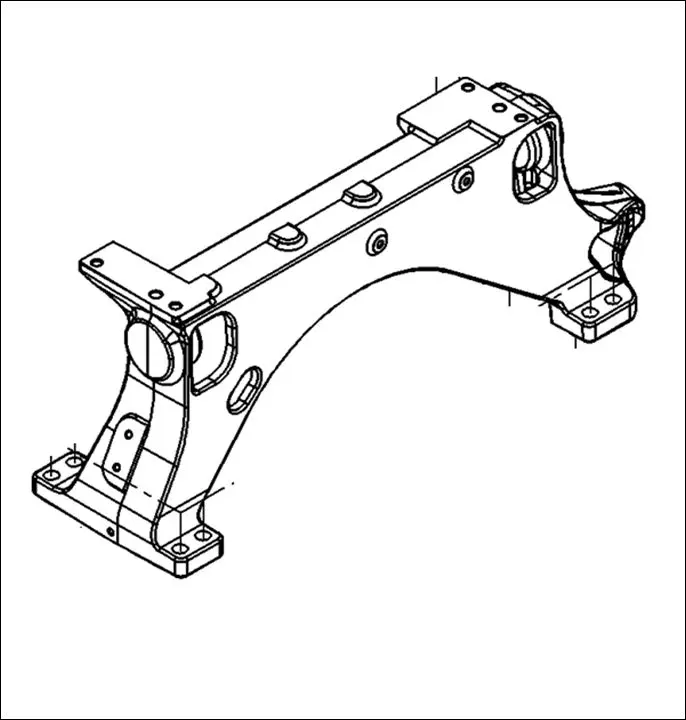 Pièce SUPPORT CABINE pour FENDT 718 SCR