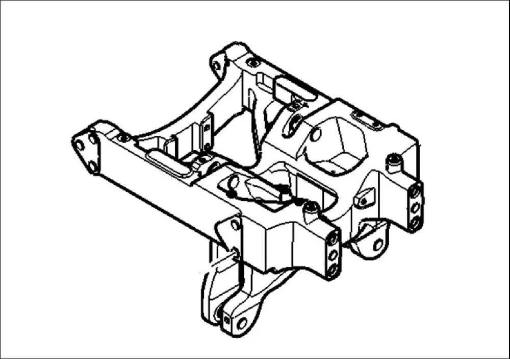 Pièce BERCEAU-BALANCIER PONT AV 4 RM pour JOHN DEERE 6130M