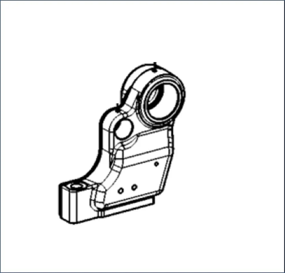 Pièce BRAS SUPERIEUR DE RELEVAGE DROIT pour DEUTZ-FAHR AGROTRON 6165.4RCS