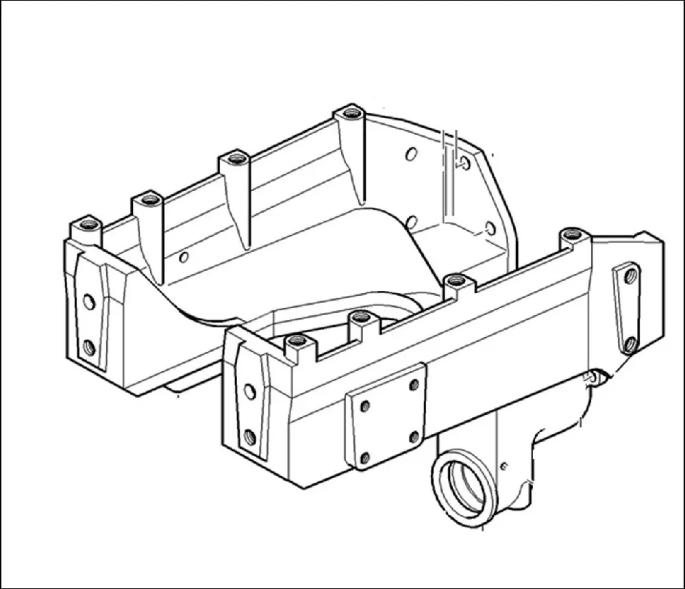 Pièce BERCEAU-BALANCIER PONT AV 4 RM pour MASSEY FERGUSON 6445 