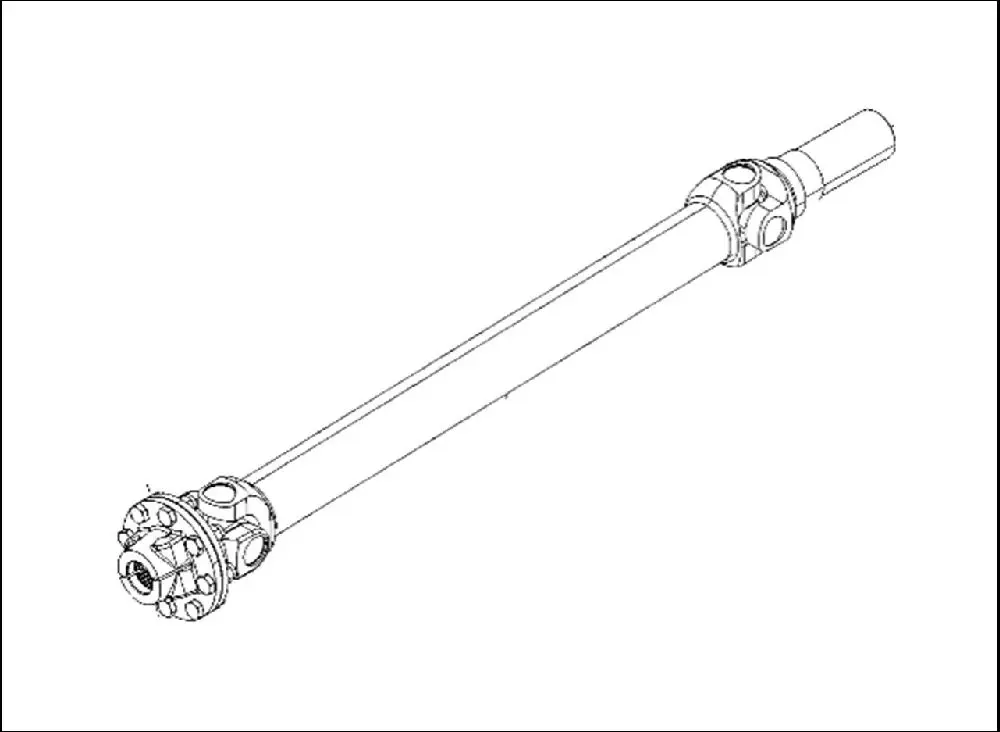 Pièce ARBRE DE TRANSMISSION pour MASSEY FERGUSON 5S.135