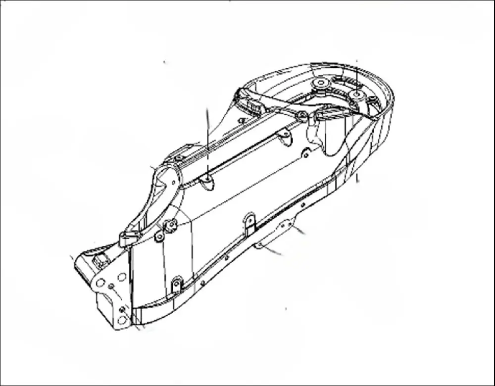 Pièce SUPPORT D  ECHAPPEMENT pour FENDT 312