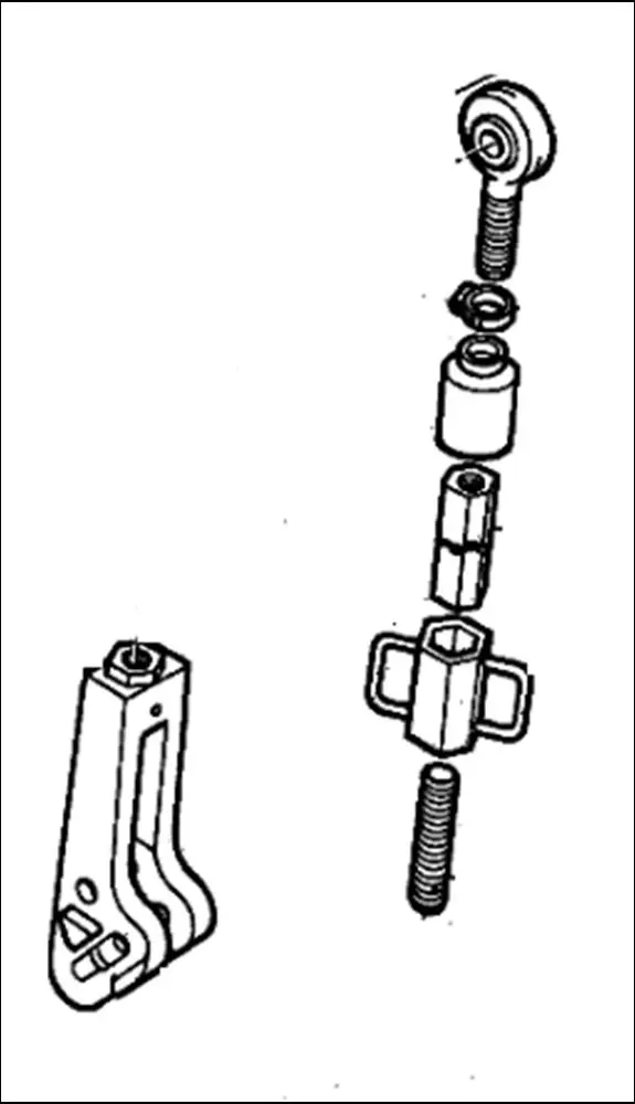 Pièce STABILISATEUR DE RELEVAGE DROIT pour MASSEY FERGUSON 3610
