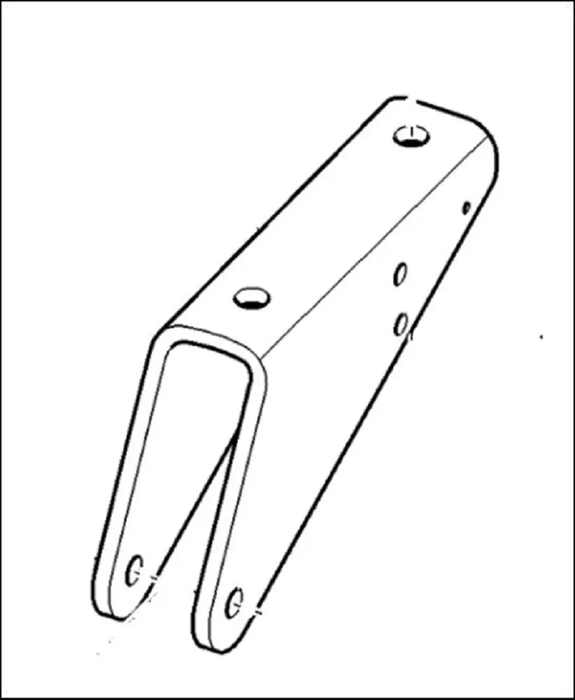 Pièce SUPPORT DE STABILISATEUR DROIT pour JOHN DEERE 6175M