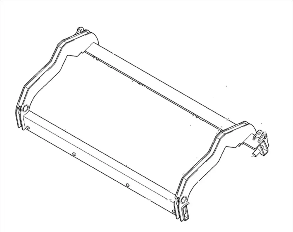 Pièce CHASSIS DE TOLE DE FOND pour CLAAS QUADRANT 5300