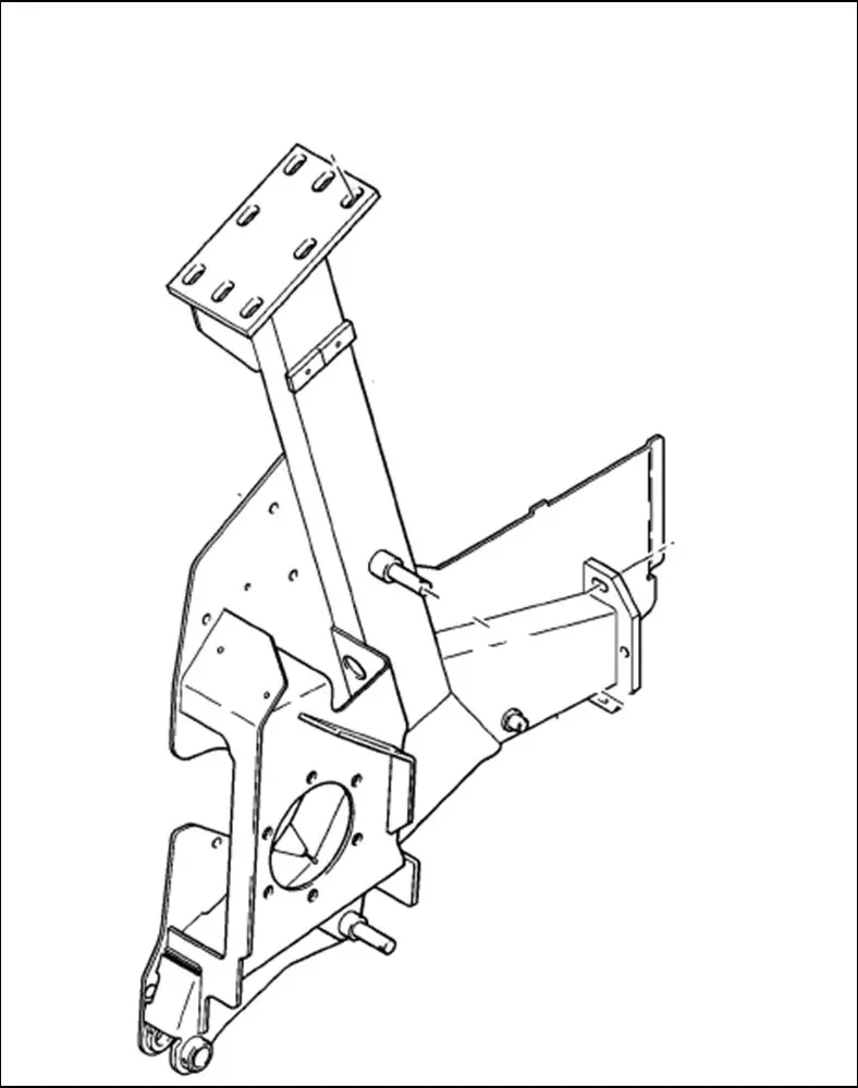 Pièce CARTER DE COUPE ROTOR GAUCHE pour CLAAS QUADRANT 5300