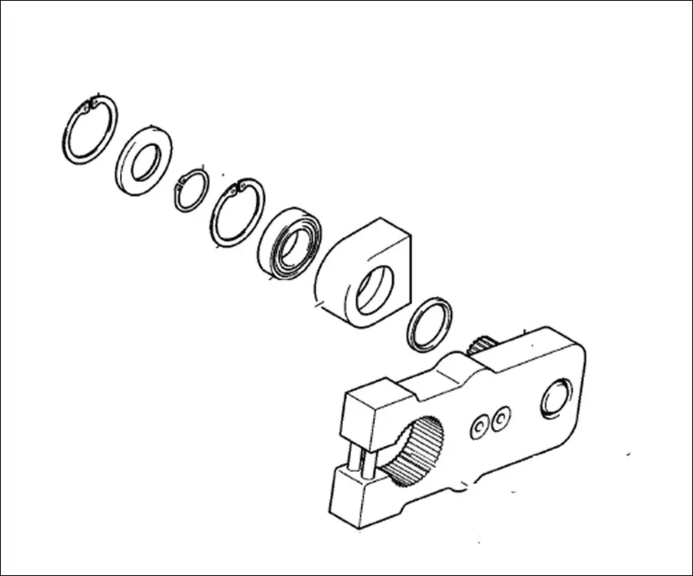 Pièce BIELLE DE BOITIER PRINCIPAL DT pour CLAAS QUADRANT 5300