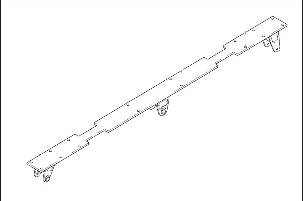 Pièce SUPPORT D ESSIEU TANDEM DT pour CLAAS QUADRANT 5300