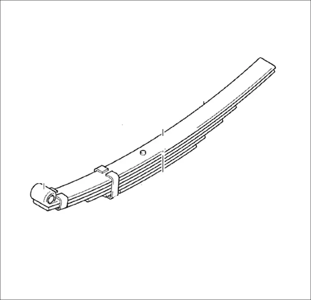 Pièce LAME DE RESSORT AV DT pour CLAAS QUADRANT 5300