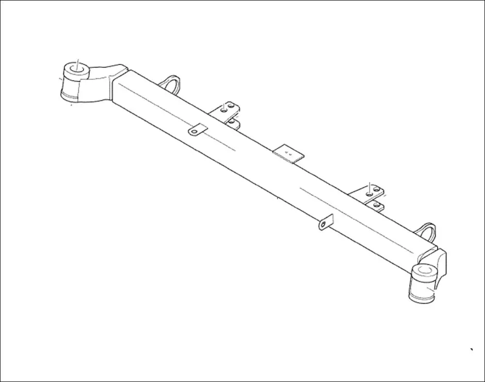 Pièce ESSIEU AR SUIVEUR pour CLAAS QUADRANT 5300