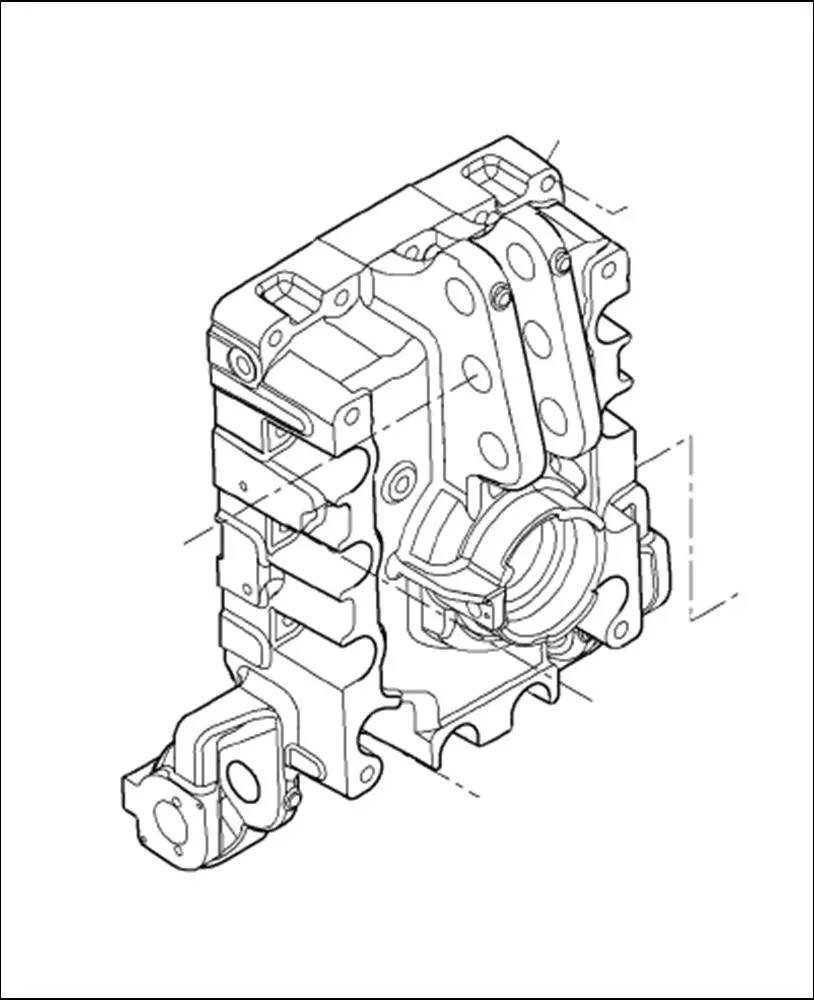 Pièce CARTER DE PDF pour CLAAS AXION 810