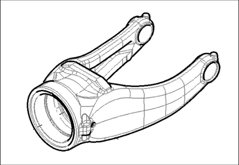 Pièce SUPPORT DE PONT AVANT pour VALTRA N135