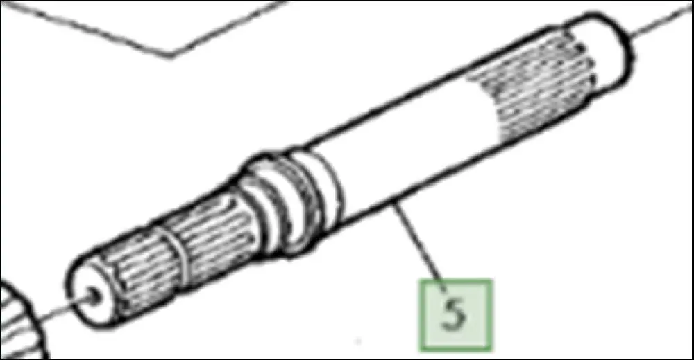Pièce ARBRE PDF pour JOHN DEERE 6300R 4RM