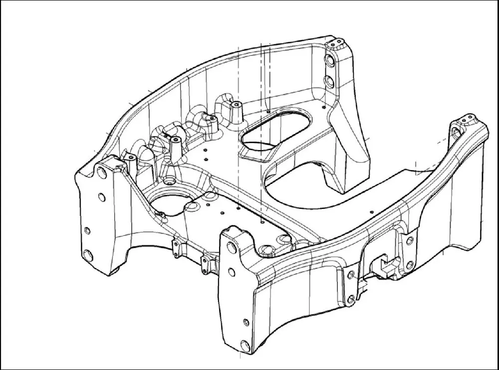 Pièce BERCEAU-BALANCIER PONT AV 4 RM pour VALTRA T175EV