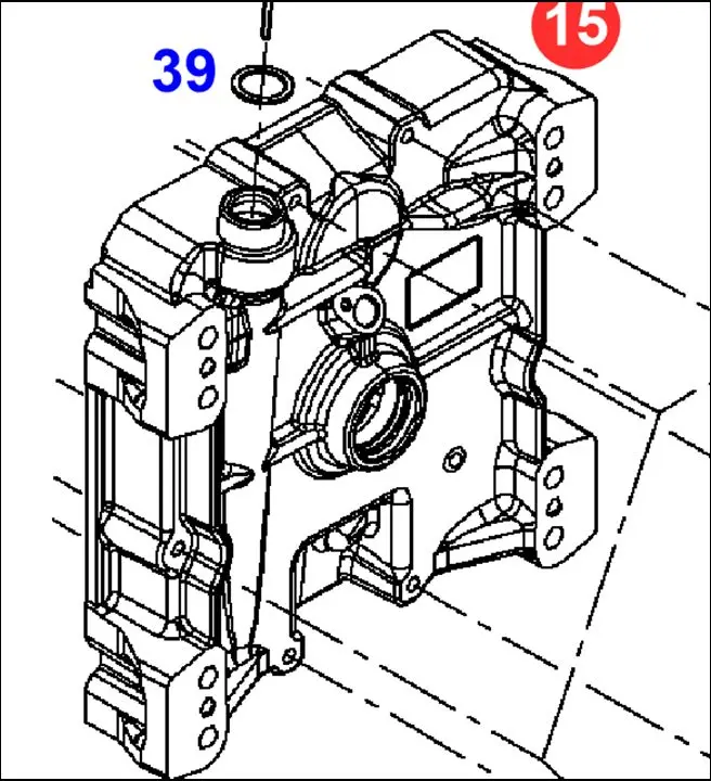 Pièce CARTER DE PDF pour FENDT 210 VARIO
