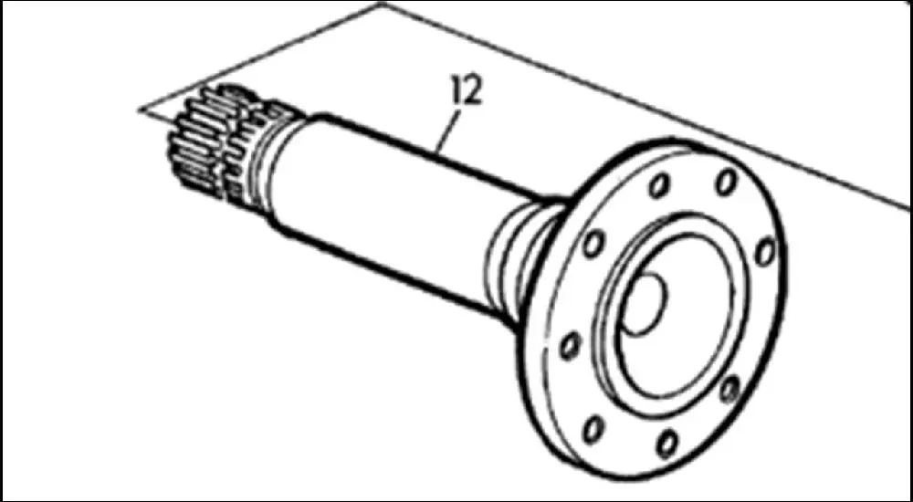 Pièce ARBRE DE ROUE PONT AR DROIT pour JOHN DEERE 6620