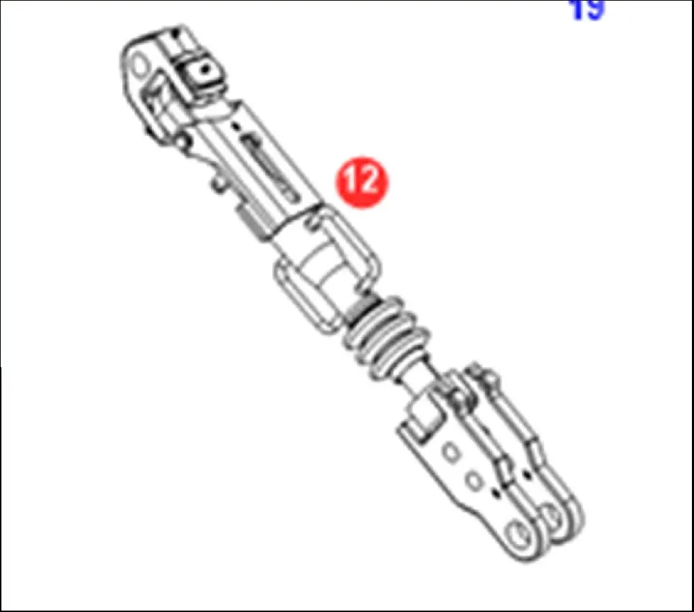 Pièce CHANDELLE(TIRANT)DE RELEVAGE DROITE pour FENDT 724 SCR VARIO